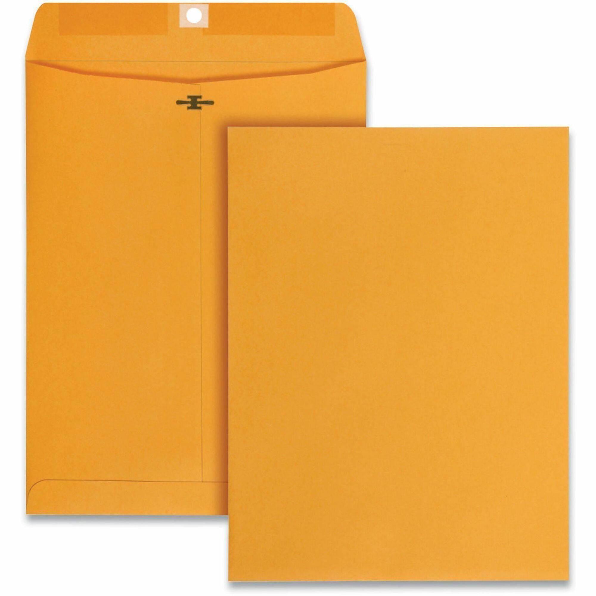 Universal Envelope - Clasp - #90 - 28 lb - Clasp/Gummed Flap - Brown Kraft - Kraft Paper - 250 / Carton