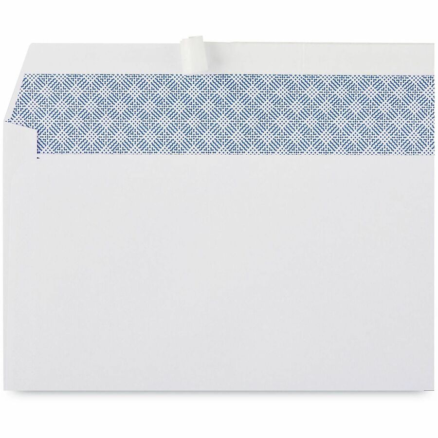 Universal Envelope - Business - #10 - 24 lb - Self Adhesive - White - Paper Stock - 500 / Box