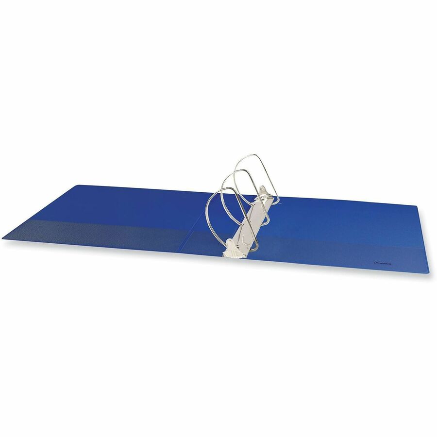 Universal Slant D-Ring View Binder, 3 Rings, 3" Capacity, 11 x 8.5, Navy Blue - 3" Binder Capacity - Letter - 8 1/2" x 11" Sheet Size - 600 Sheet Capacity - 3 Ring(s) - Fastener(s): Ring - Pocket(s): 2, Inside Front & Back - Polypropylene - Navy Blue -...