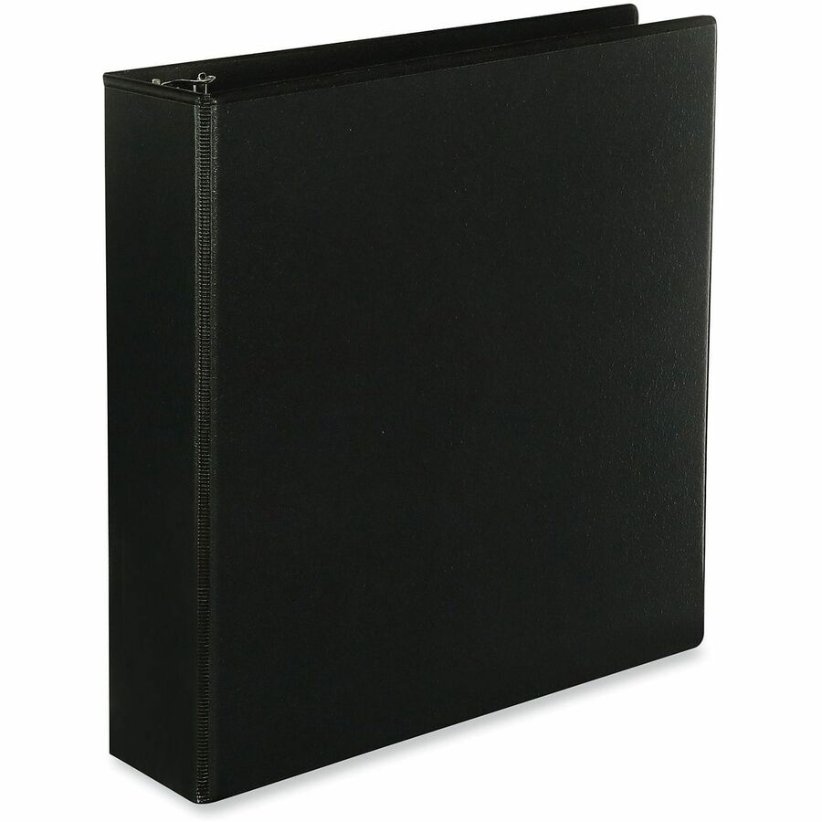 Universal Slant D-Ring View Binder, 3 Rings, 2" Capacity, 11 x 8.5, Black, 6/Carton - 2" Binder Capacity - Letter - 8 1/2" x 11" Sheet Size - 480 Sheet Capacity - 3 Ring(s) - Fastener(s): Ring - Pocket(s): 2, Inside Front & Back - Polypropylene - Black...