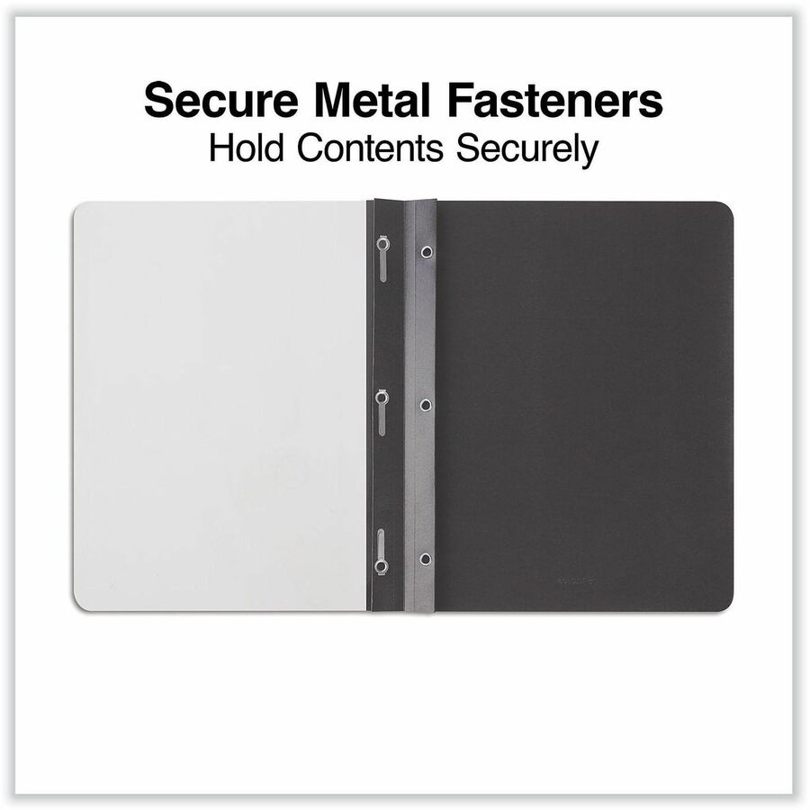 Universal Report Cover - 1/2" Folder Capacity - 8 1/2" x 11" - 100 Sheets Capacity - 3 x Prong Fastener(s) - Punched - 25 Box