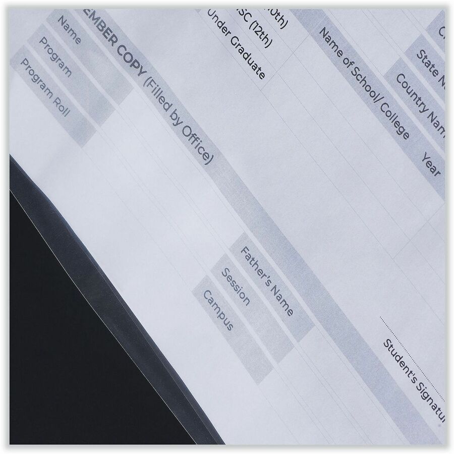 Universal Sheet Protector - 0.3" Height x 9.4" Width x 11.4" Length - 29 x Sheet Capacity - For Letter 8 1/2" x 11" Sheet - 3 x Holes - Ring Binder - Side Loading - Clear - Polypropylene, Poly - 25 / Pack