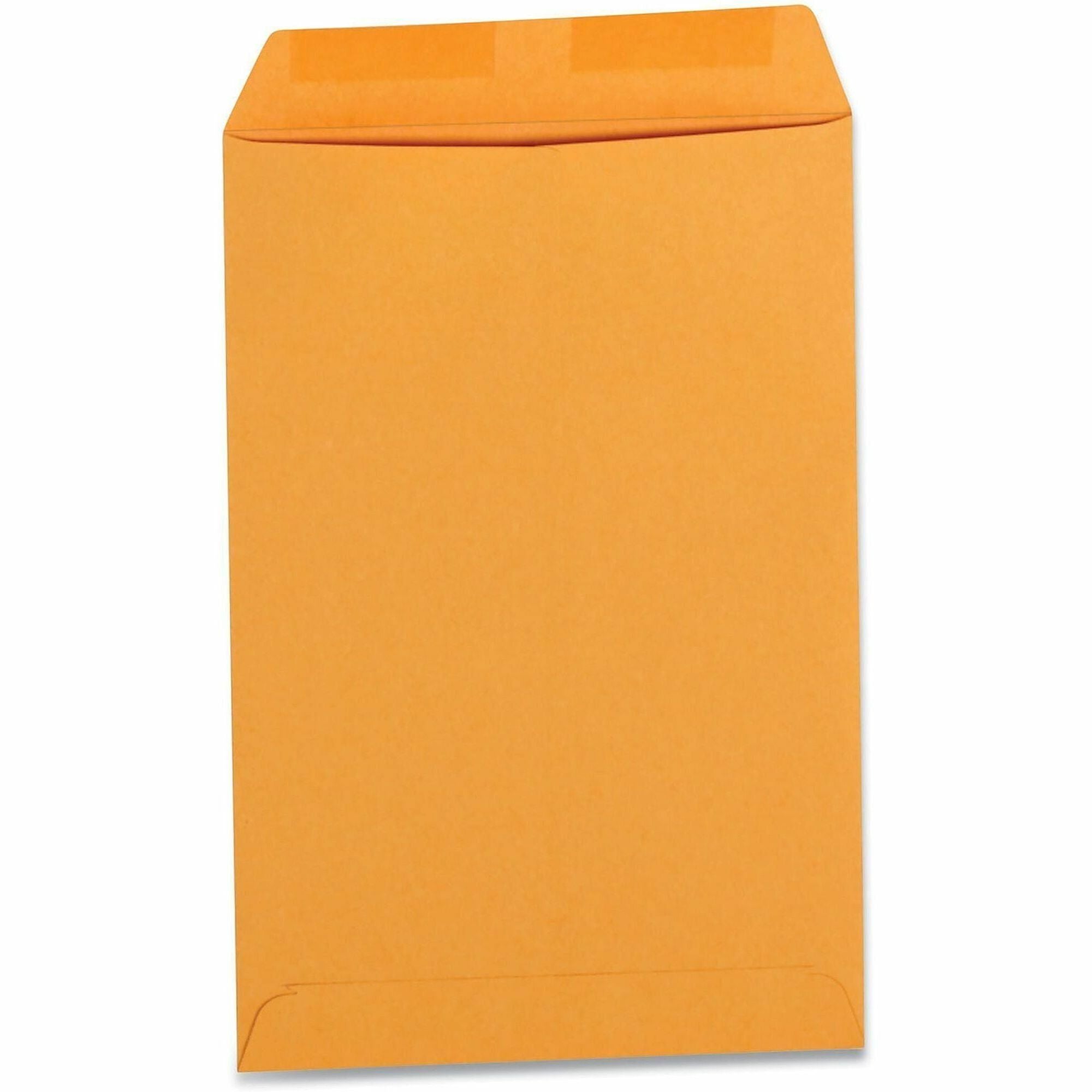 Universal Envelope - Catalog - #1 - 28 lb - Self Adhesive - Brown Kraft - Kraft Paper - 100 / Box