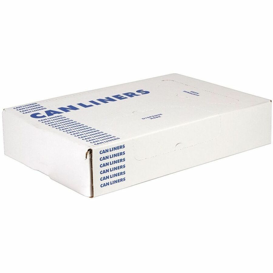 Heritage Bag Accufit RePrime Can Liners - 56 gal Capacity - 55" Length x 44" Width x 1.60 mil (41 Micron) Thickness - Low Density - Gray - Low Density Polyethylene (LDPE) - Can Liner, Kitchen, Debris - 100 / Box