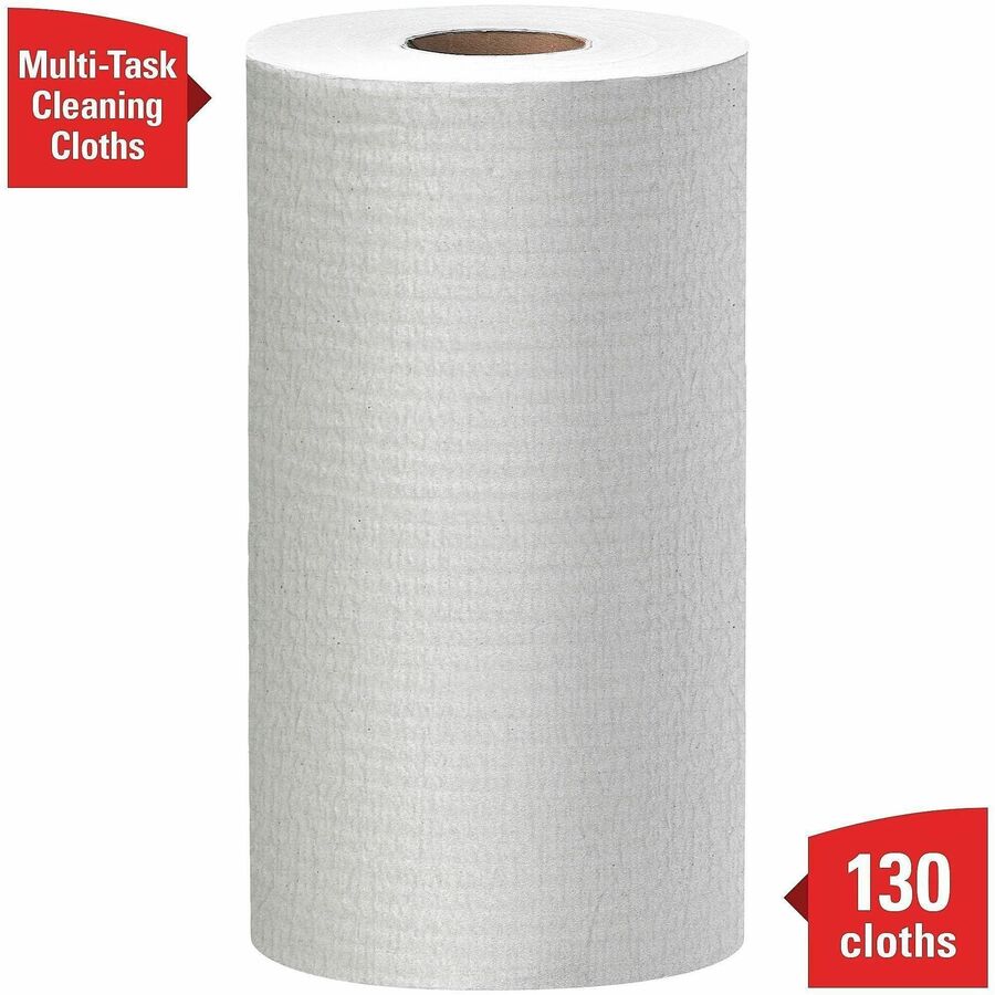 Wypall X60 Wipers - For Multipurpose, General Purpose - Cloth - 19.60" Length x 12.20" Width - Recommended For: Grease Remover, Soil Remover, Lubricant Remover, Water Absorber, Adhesive Remover - Absorbent, Reinforced, Perforated, Disposable, Sturdy, S...
