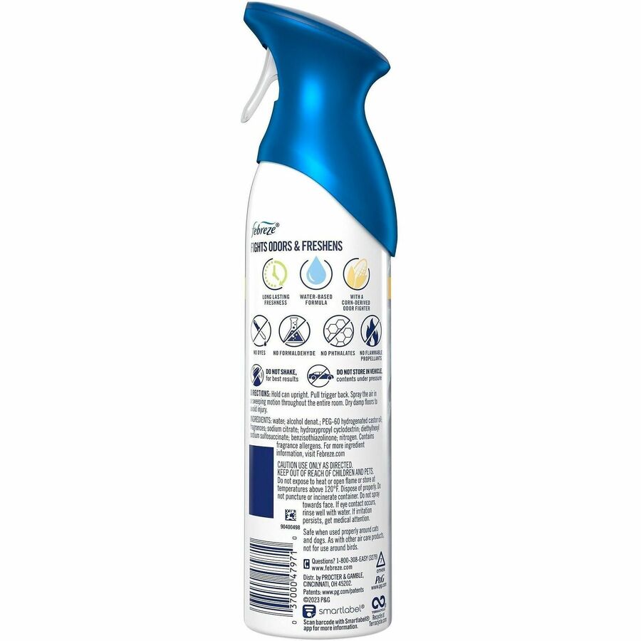 Febreze Heavy-Duty Air Freshener Spray - Spray - 8.8 fl oz (0.3 quart) - Ocean - Heavy Duty, Odor Neutralizer, VOC-free - 1 Each