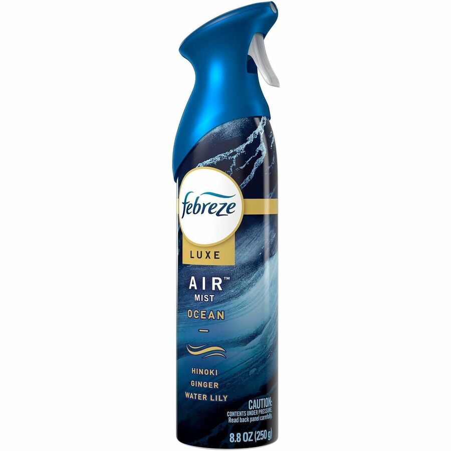 Febreze Heavy-Duty Air Freshener Spray - Spray - 8.8 fl oz (0.3 quart) - Ocean - Heavy Duty, Odor Neutralizer, VOC-free - 1 Each