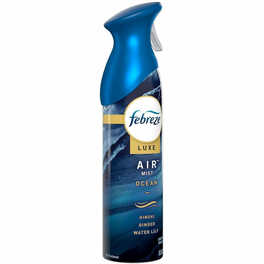 Febreze Heavy-Duty Air Freshener Spray - Spray - 8.8 fl oz (0.3 quart) - Ocean - Heavy Duty, Odor Neutralizer, VOC-free - 1 Each