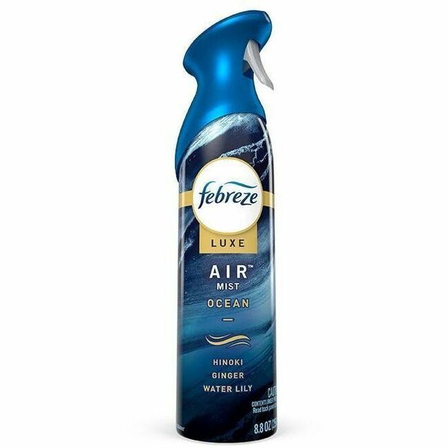 Febreze Heavy-Duty Air Freshener Spray - Spray - 8.8 fl oz (0.3 quart) - Ocean - Heavy Duty, Odor Neutralizer, VOC-free - 1 Each