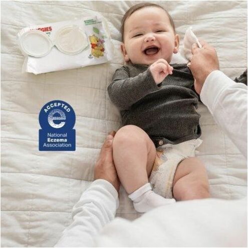 Huggies Natural Care Sensitive Baby Wipes - White - 184 / Pack