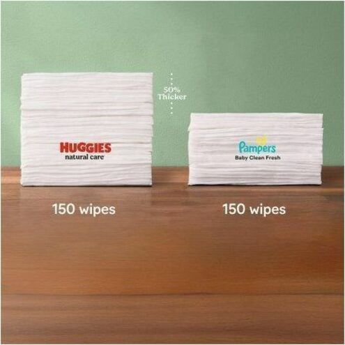 Huggies Natural Care Sensitive Baby Wipes - White - 184 / Pack