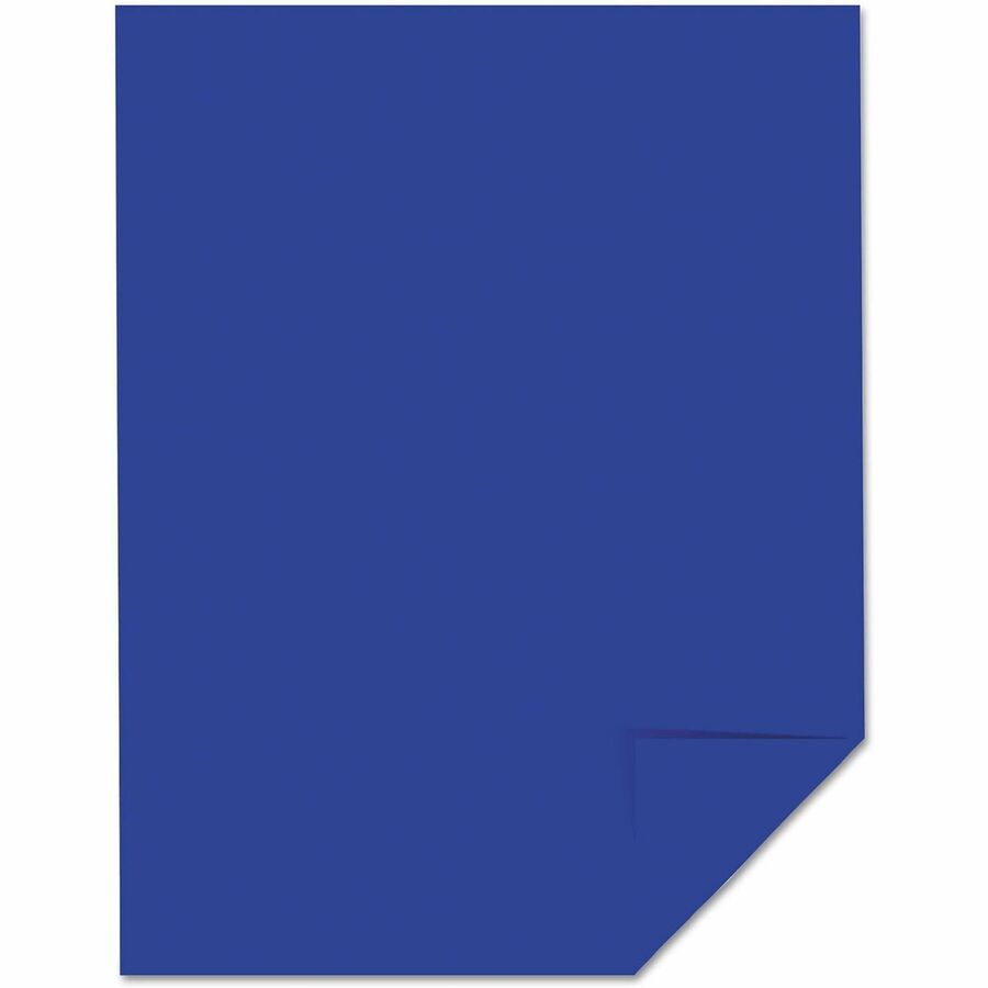 Wausau Paper Astrobrights 24 lb Colored Paper - Letter - 8 1/2" x 11" - 24 lb Basis Weight - Heavyweight, Acid-free, Lignin-free - Blast-off Blue - 500 Sheets per Ream - 500 / Ream