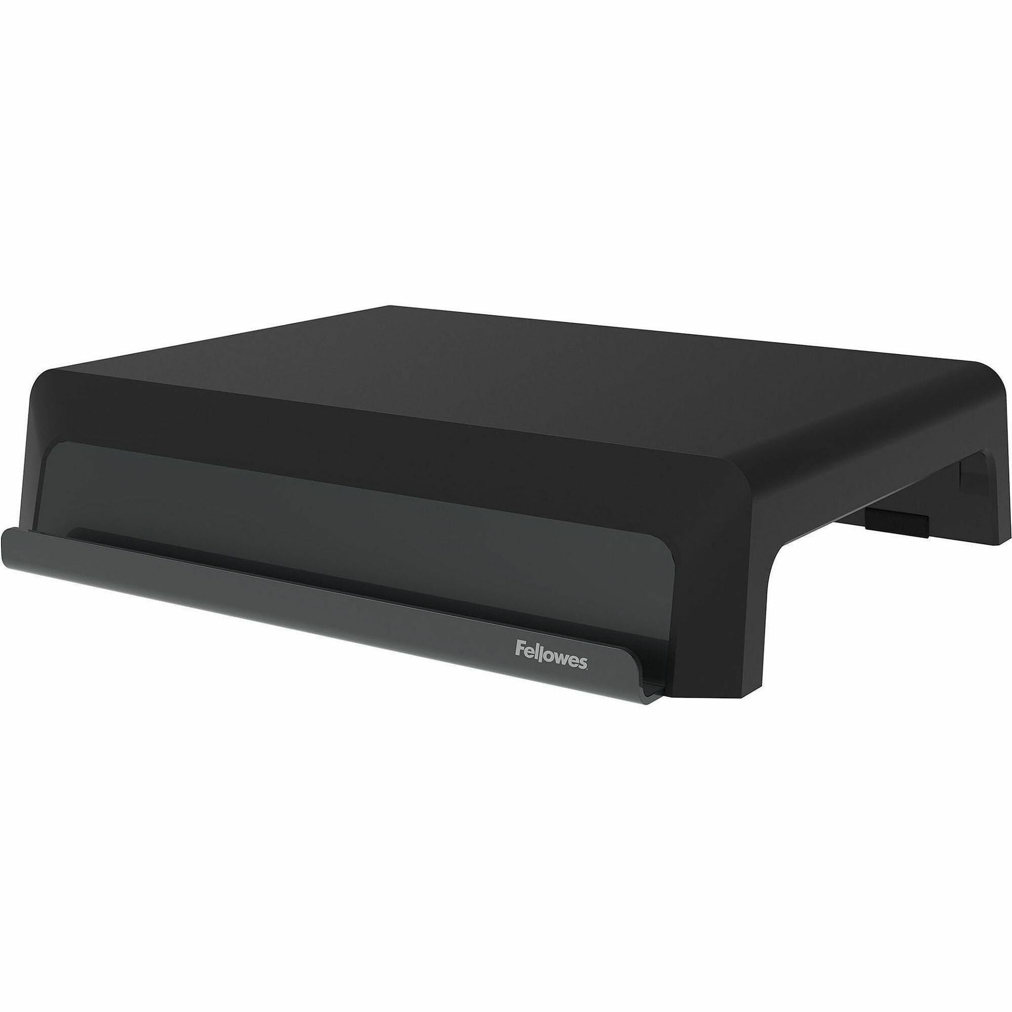 Fellowes Breyta Monitor Stand - Black - For Monitor - Adjustable Height, Ergonomic