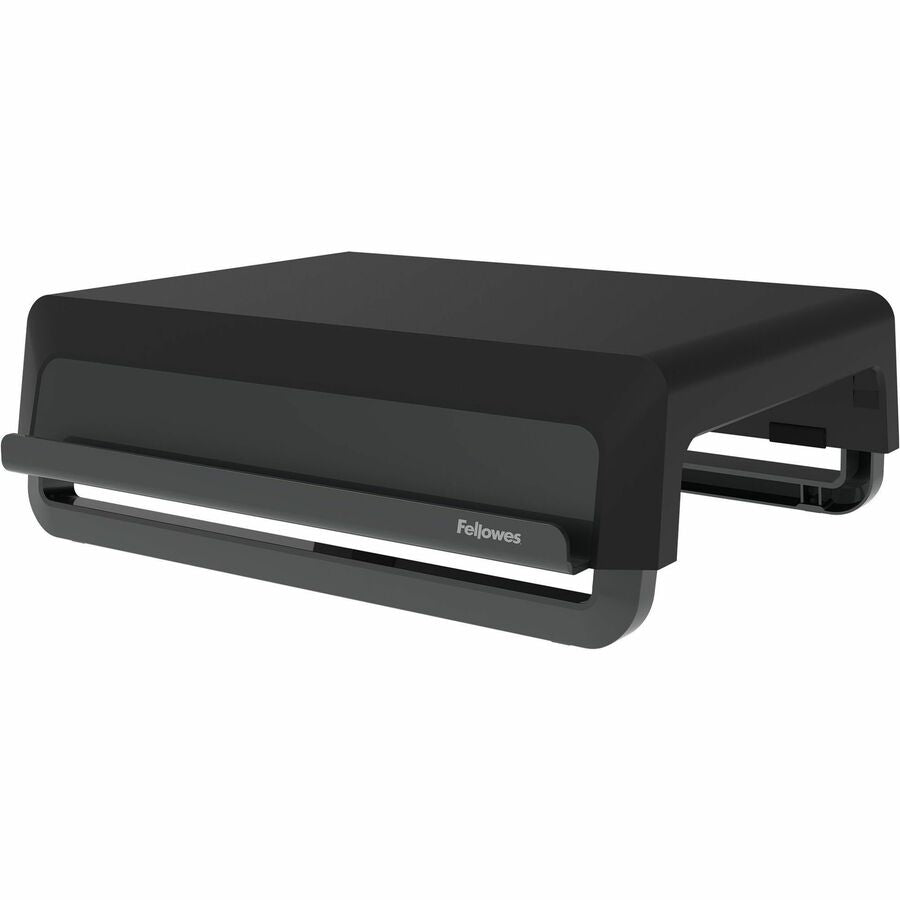 Fellowes Breyta Monitor Stand - Black - For Monitor - Adjustable Height, Ergonomic