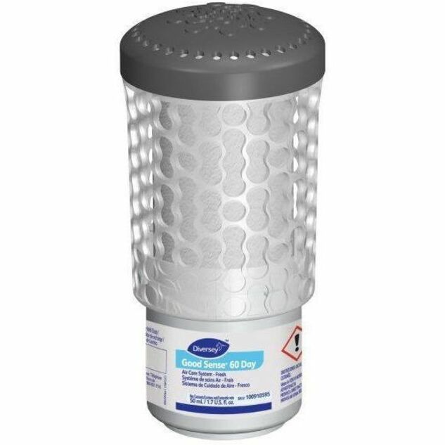 Diversey Good Sense 60-Day Air Care System - 6000 ft� - 1.7 fl oz (0.1 quart) - Fresh - 60 Day - Odor Neutralizer, Spill Resistant, Wall Mountable - 6 / Carton