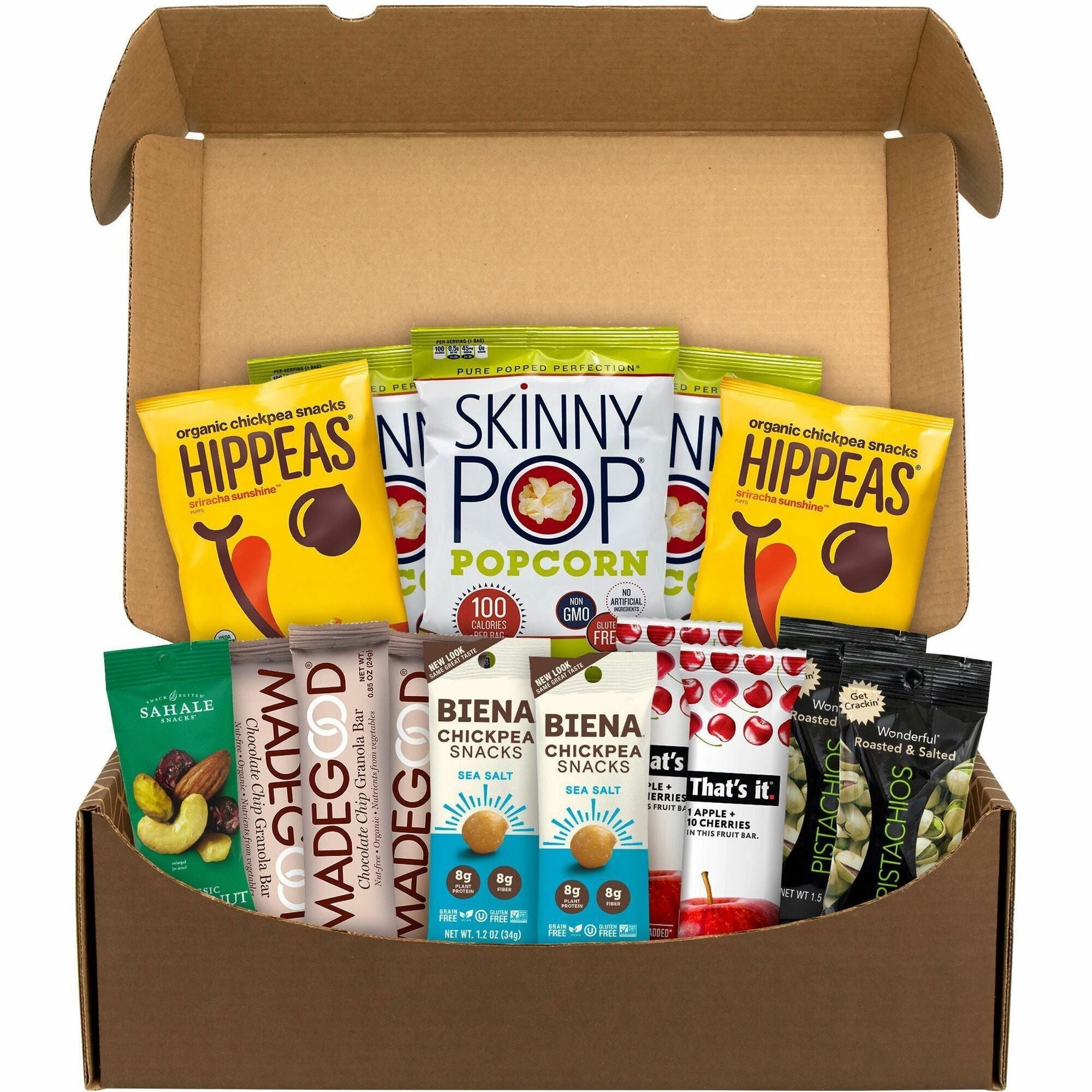 Snack Box Pros Vegan Snack Box - Assorted - 15 / Carton