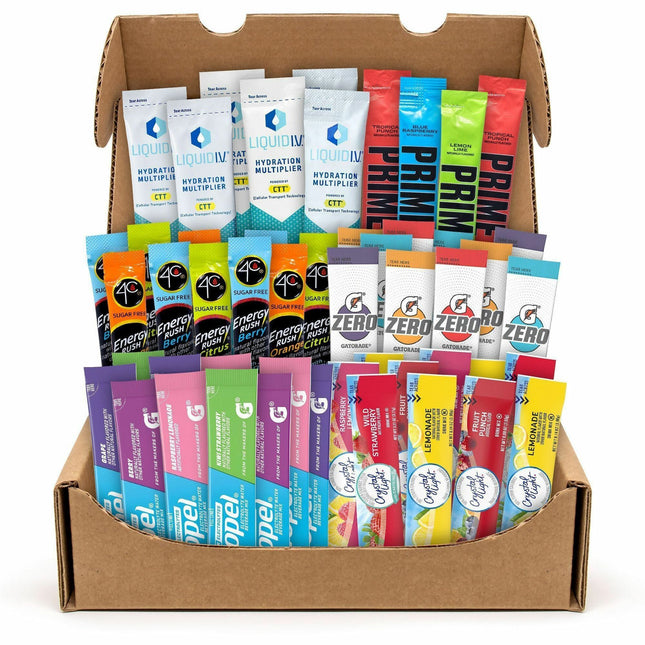 Snack Box Pros Drink Mix Box - Assorted - 50 / Carton