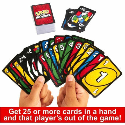 UNO Show 'Em No Mercy Card Game For Kids, Adults & Family Night, Parties And Travel - 168 Card(s) - Party - 1 Each