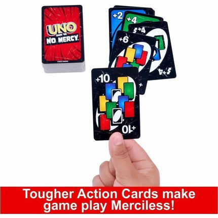 UNO Show 'Em No Mercy Card Game For Kids, Adults & Family Night, Parties And Travel - 168 Card(s) - Party - 1 Each