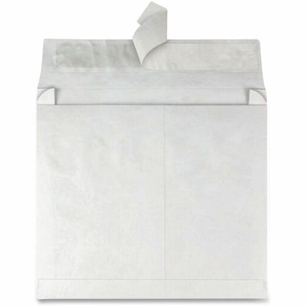 TOPS Self-Seal Light Weight Expansion Envelopes - Expansion - 12" Width x 16" Length - 2" Gusset - 14 lb - Self-sealing - White - Tyvek - 100 / Carton