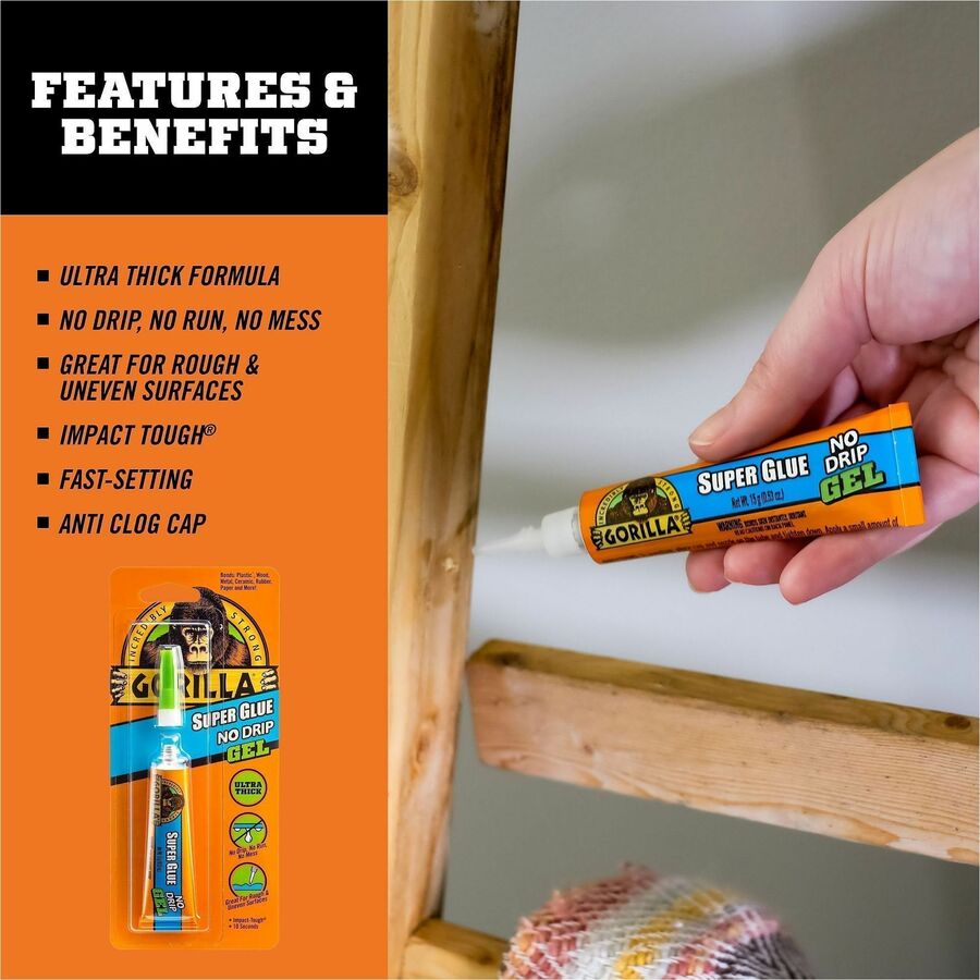 Gorilla Glue Super Glue Gel - Clear - 1 Each