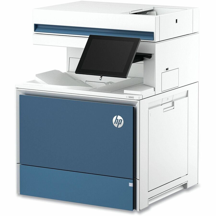 HP LaserJet Enterprise 5800dn Wired Laser Multifunction Printer - Copier/Fax/Printer/Scanner - 45 ppm Color Print - 1200 x 1200 dpi Print - Automatic Duplex Print - Up to 80000 Pages Monthly - Color Flatbed, ADF, CIS Scanner - 600 dpi Optical Scan - Mo...