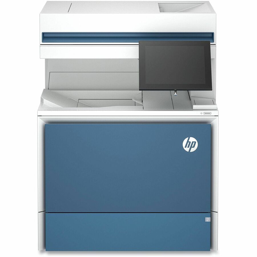 HP LaserJet Enterprise 5800dn Wired Laser Multifunction Printer - Copier/Fax/Printer/Scanner - 45 ppm Color Print - 1200 x 1200 dpi Print - Automatic Duplex Print - Up to 80000 Pages Monthly - Color Flatbed, ADF, CIS Scanner - 600 dpi Optical Scan - Mo...