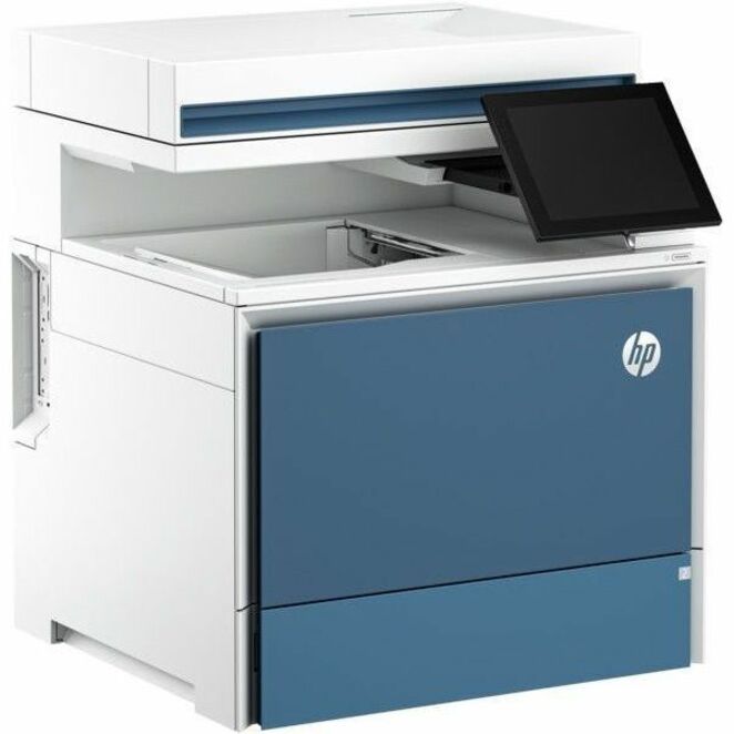 HP LaserJet Enterprise 5800dn Wired Laser Multifunction Printer - Copier/Fax/Printer/Scanner - 45 ppm Color Print - 1200 x 1200 dpi Print - Automatic Duplex Print - Up to 80000 Pages Monthly - Color Flatbed, ADF, CIS Scanner - 600 dpi Optical Scan - Mo...