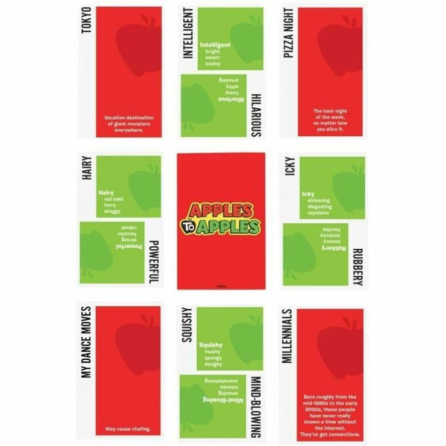Mattel Apples To Apples Party Box Edition - Fun - Party - 4 to 8 Players - 1 Each