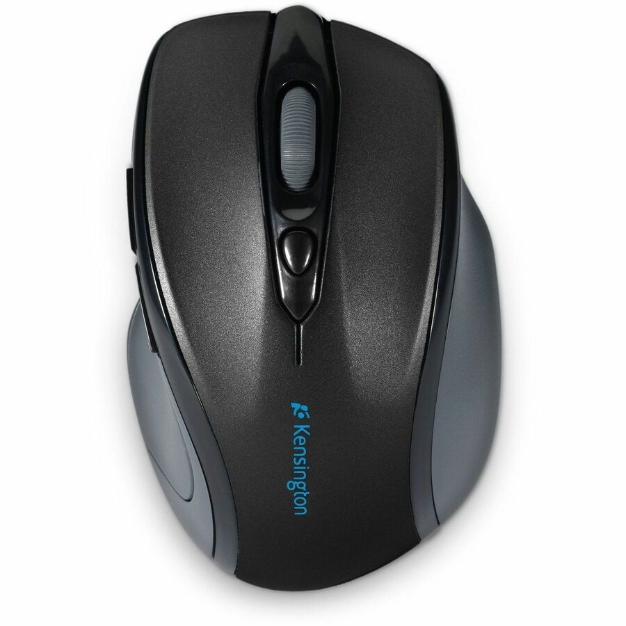 Kensington Pro Fit Mid-size Wireless Mouse - Mid Size Mouse - Optical - Wireless - Radio Frequency - 2.40 GHz - Black - USB - 1750 dpi - Scroll Wheel - Right-handed - 1 Each