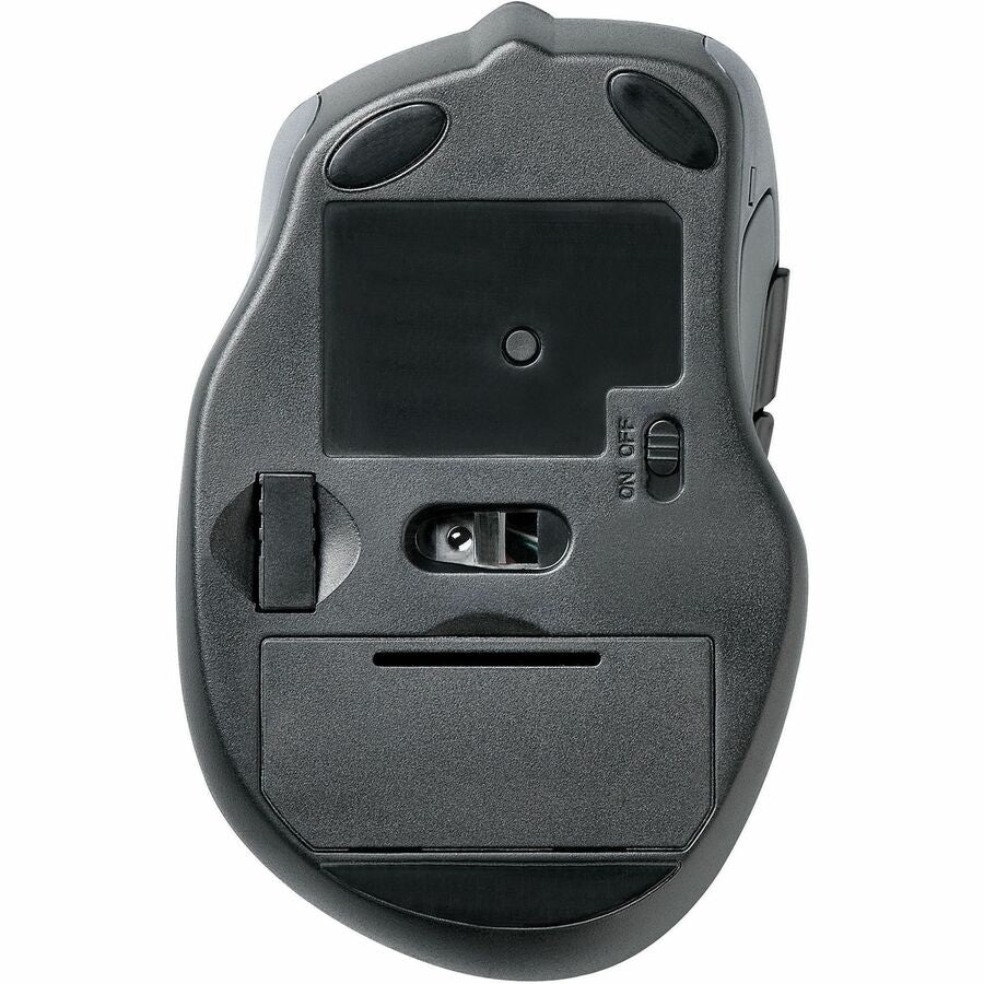 Kensington Pro Fit Mid-size Wireless Mouse - Mid Size Mouse - Optical - Wireless - Radio Frequency - 2.40 GHz - Black - USB - 1750 dpi - Scroll Wheel - Right-handed - 1 Each