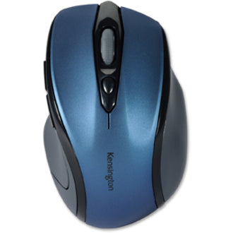 Kensington Pro Fit Mid-Size Wireless Mouse Saphire Blue - Optical - Wireless - Radio Frequency - 2.40 GHz - Sapphire Blue - USB - 1750 dpi - Scroll Wheel - 3 Button(s) - Right-handed - 1