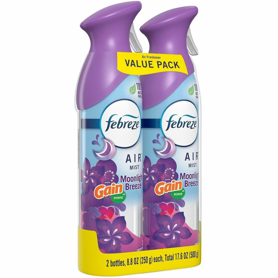 Febreze Air Effects Air Freshener - Spray - 8.8 fl oz (0.3 quart) - Gain Moonlight Breeze - Odor Neutralizer - 2 / Pack