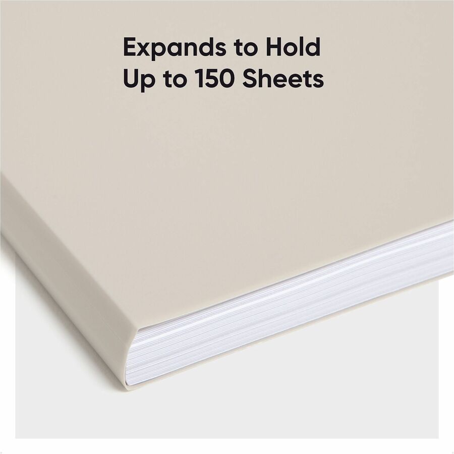 Smead SuperTab 1/3 Tab Cut Letter Top Tab File Folder - 8 1/2" x 11" - 150 Sheets Capacity - 3/4" Expansion - Top Tab Location - Assorted Tab Position - Poly, Plastic - Assorted - Durable, Tear Resistant, Water Resistant - 20 / Pack