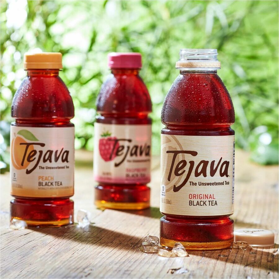 Tejava Java Tea Black Tea - Black Tea - 16.90 fl oz - GMO Free - 12 / Carton