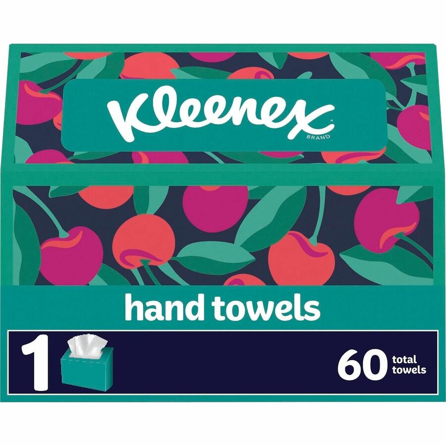 Kleenex Disposable Hand Towels - 1 Ply - 8" Width x 9.10" Length - White - Paper - 60 Towels/Box - 6 / Carton