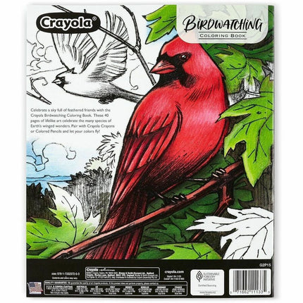 Crayola Bird Watching Coloring Book Printed Book - 40 Pages - Book