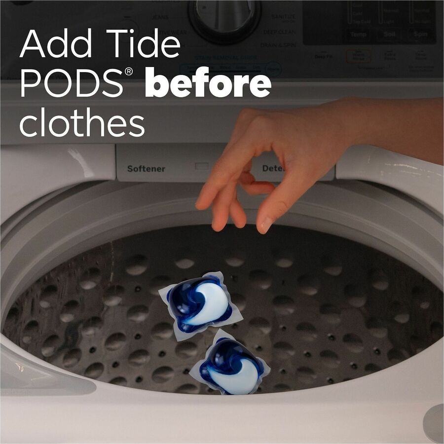 Tide PODS Laundry Detergent Pacs - For Laundry, Clothes - Concentrate - Spring Meadow Scent - Recommended For: Stain Remover - Blue - 31 / Bag