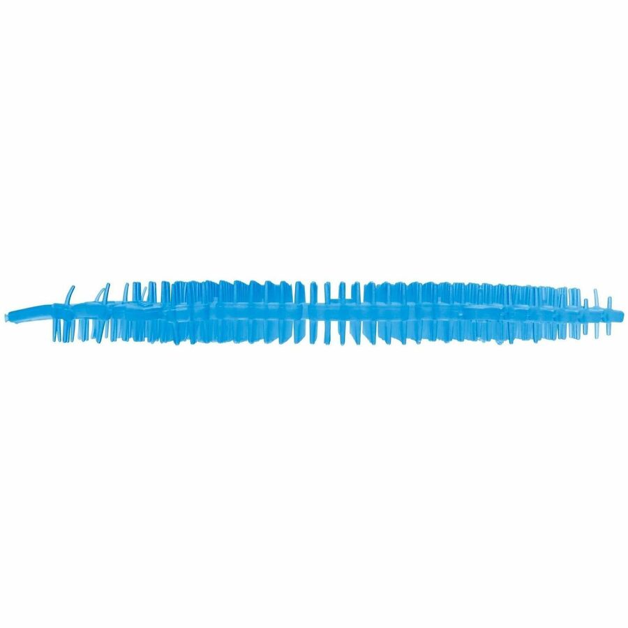 Fresh Products Wave 3D Urinal Screen - Lasts upto 30 Days - Odor Neutralizer, Flexible, Translucent, Dual Sided Design, Anti-splash - 6 / Carton - Light Blue