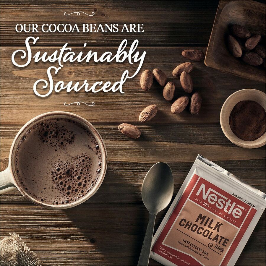 Nestle Rich Hot Chocolate Packets - 0.71 oz - Milk Chocolate, Hot Cocoa - 6 / Carton