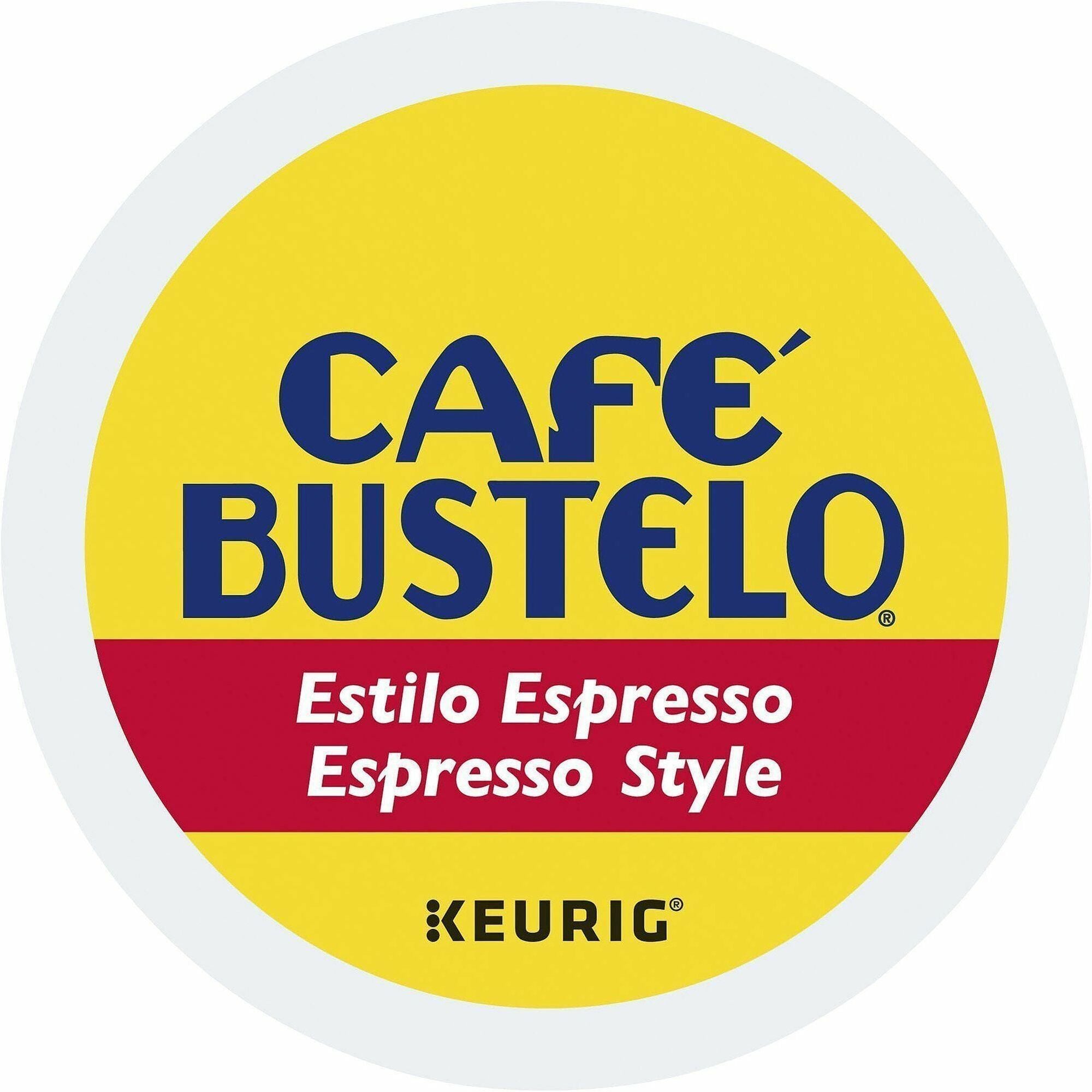 Green Mountain Coffee K-Cup Espresso Style Coffee - Compatible with Keurig K-Cup Brewer - 24 K-Cup - K-Cup - Espresso, Dark Blend - 4 / Carton