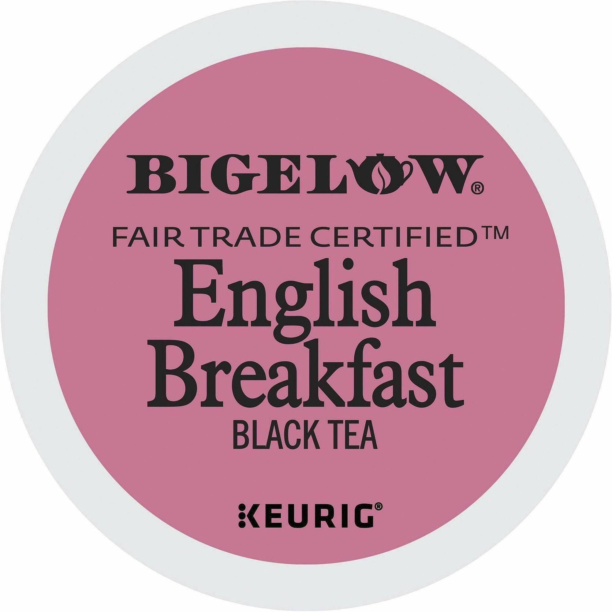 Bigelow&reg; English Breakfast Black Tea Black Tea K-Cup - Compatible with Keurig Brewer - Black Tea - 24 K-Cup - Caffeinated - 4 / Carton