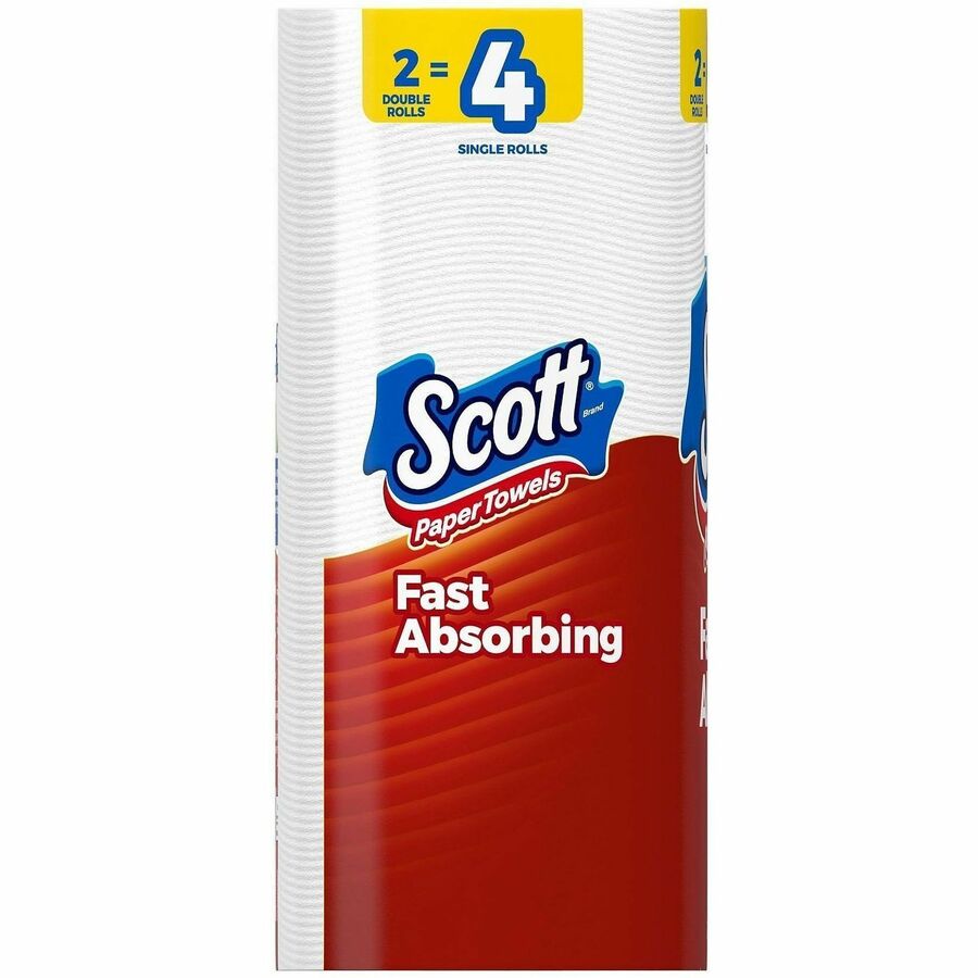 Scott Choose-A-Sheet Paper Towels - 108 Sheets/Roll - White - PaperRoll - 108 Sheets/Roll - 12 / Carton