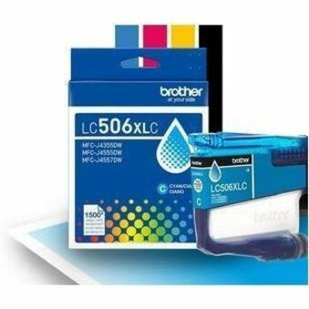 Brother Original High (XL) Yield Inkjet Ink Cartridge - Cyan - 1 Each - 1500 Pages