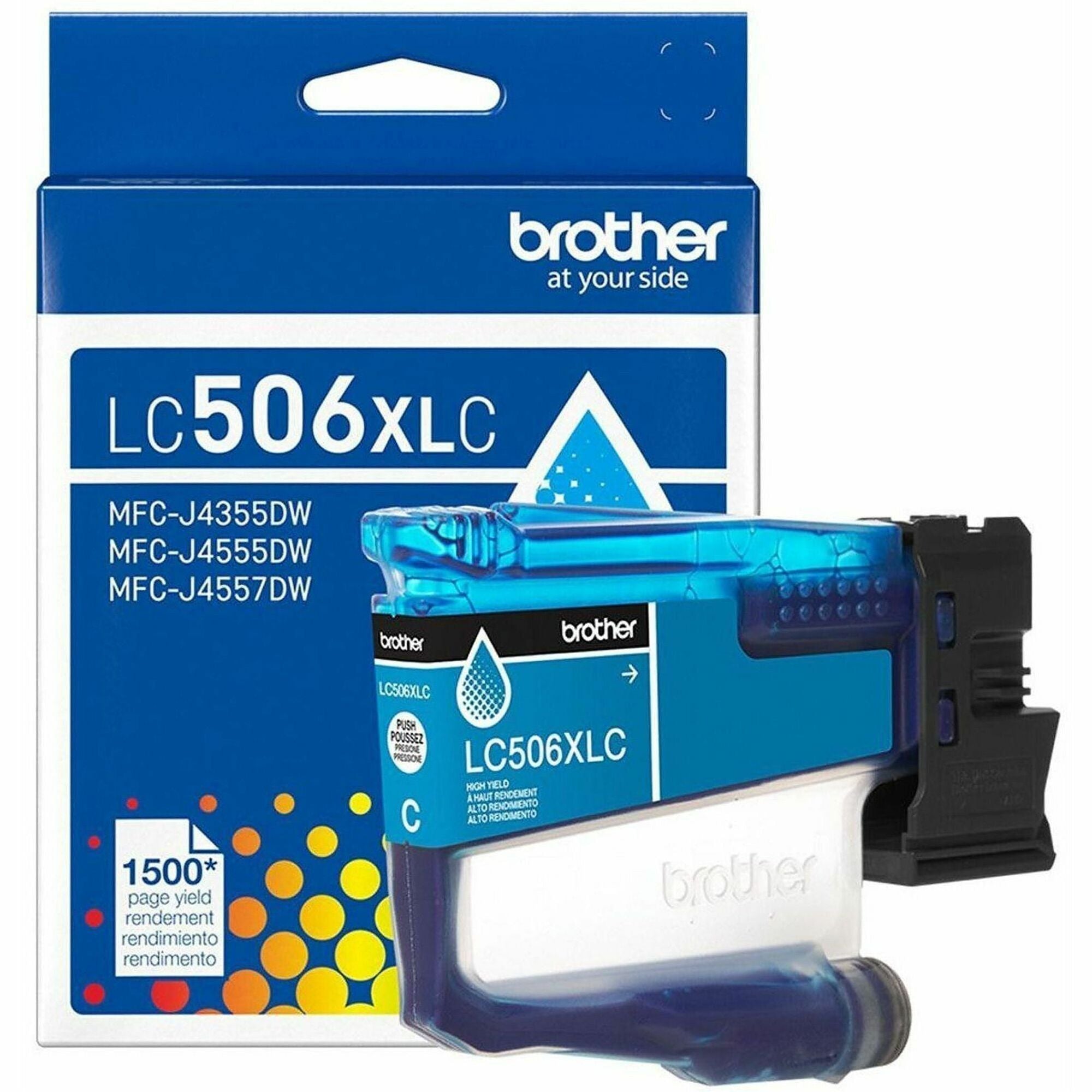 Brother Original High (XL) Yield Inkjet Ink Cartridge - Cyan - 1 Each - 1500 Pages