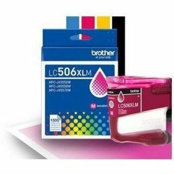 Brother LC506XLM Original High Yield Inkjet Ink Cartridge - Magenta - 1 Each - 1500 Pages