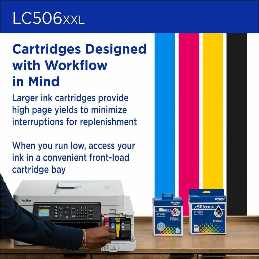 Brother Original Super High (XXL Series) Yield Inkjet Ink Cartridge - Black - 1 Each - 5000 Pages