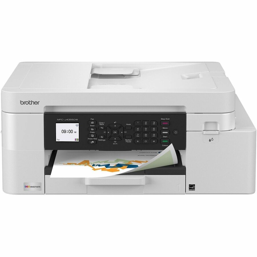 Brother MFC-J4355DW Wired Inkjet Multifunction Printer - Color - Copier/Fax/Printer/Scanner - 4800 x 1200 dpi Print - USB - 1 Each