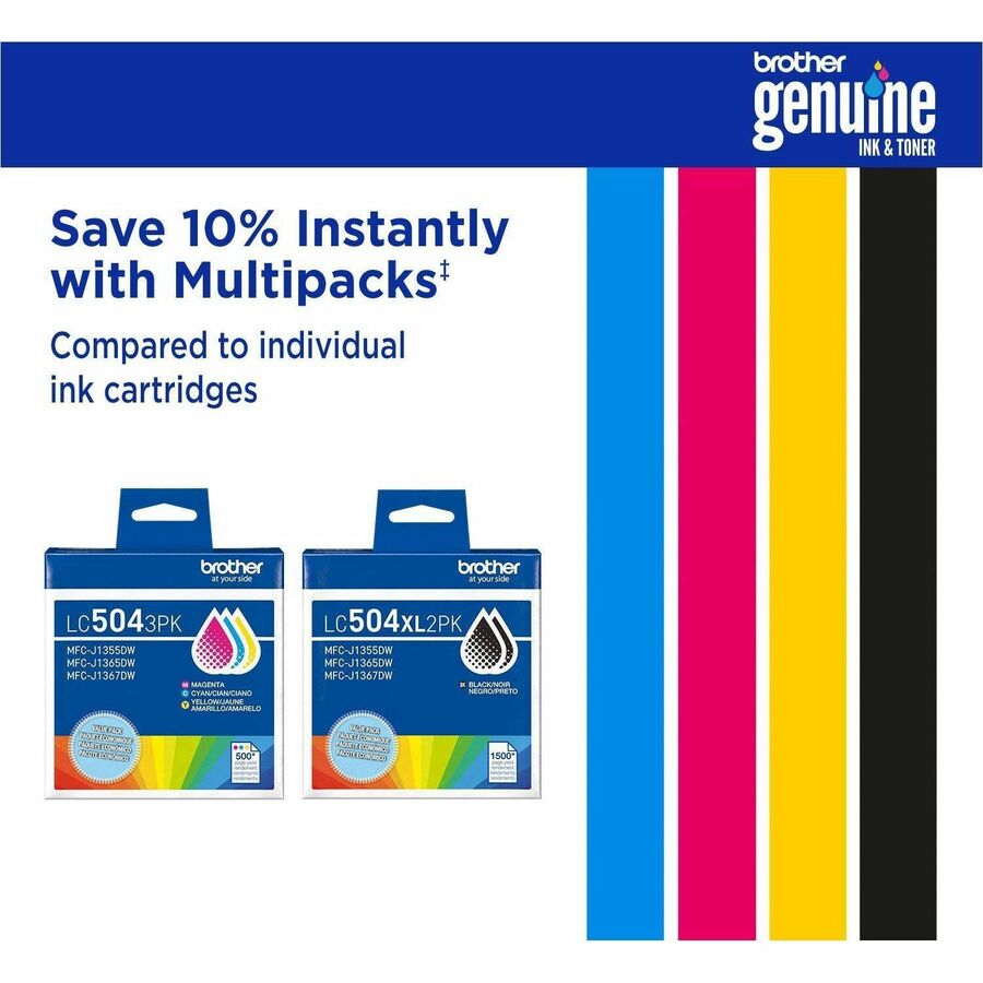 Brother Original Standard Yield Inkjet Ink Cartridge - Black - 1 Each - 600 Pages