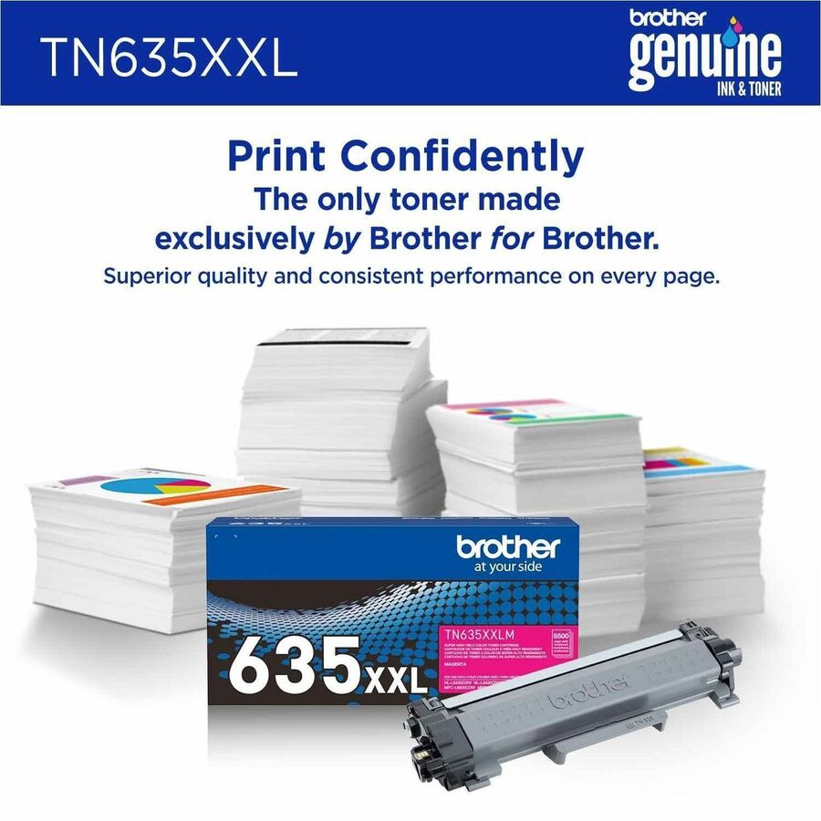 Brother Original Super High Yield Laser Toner Cartridge - Magenta - 1 Each - 6500 pages